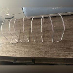 Set of 4 acrylic napkin holder